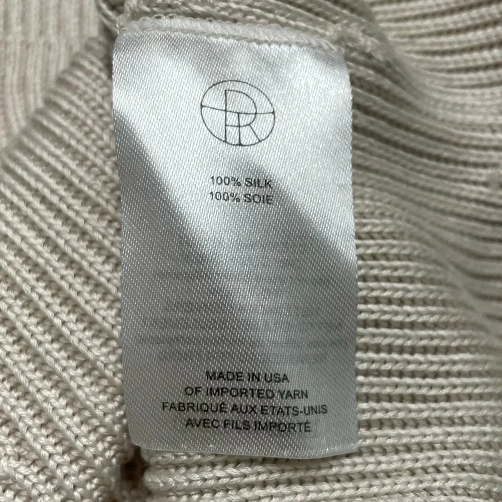 THE ROW 100% Silk SWEATER Women’s Small - Picture 5 of 11
